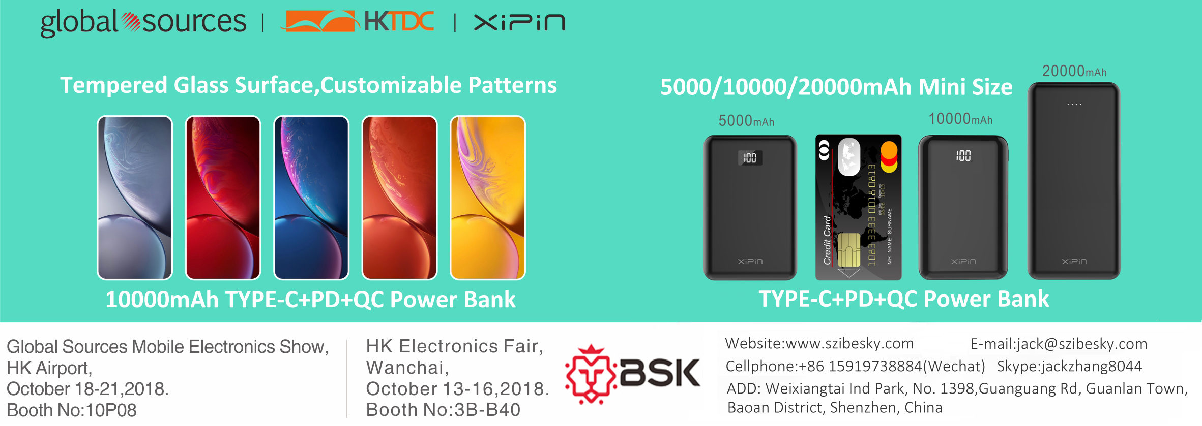 XIPIN attend HK electronics show